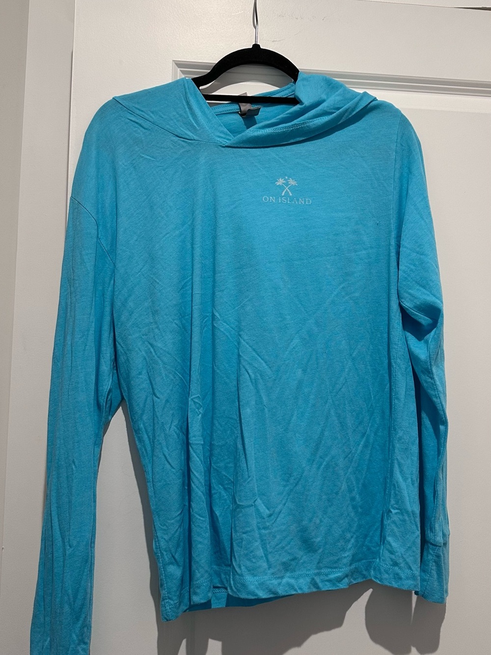 On Island Apparel Turquoise Lightweight Sanibel Hoodie